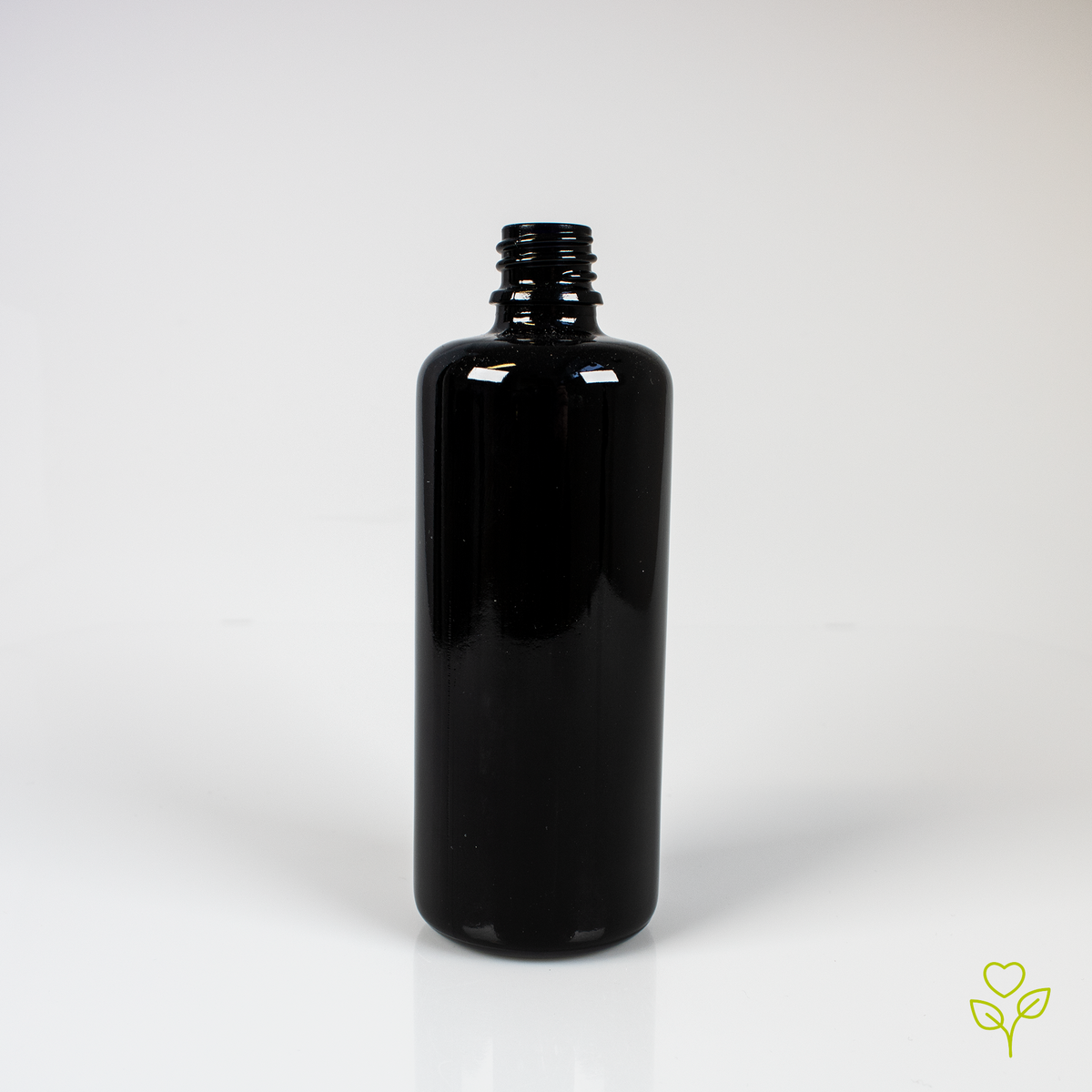 Leerflasche Violettglas 100 ml 