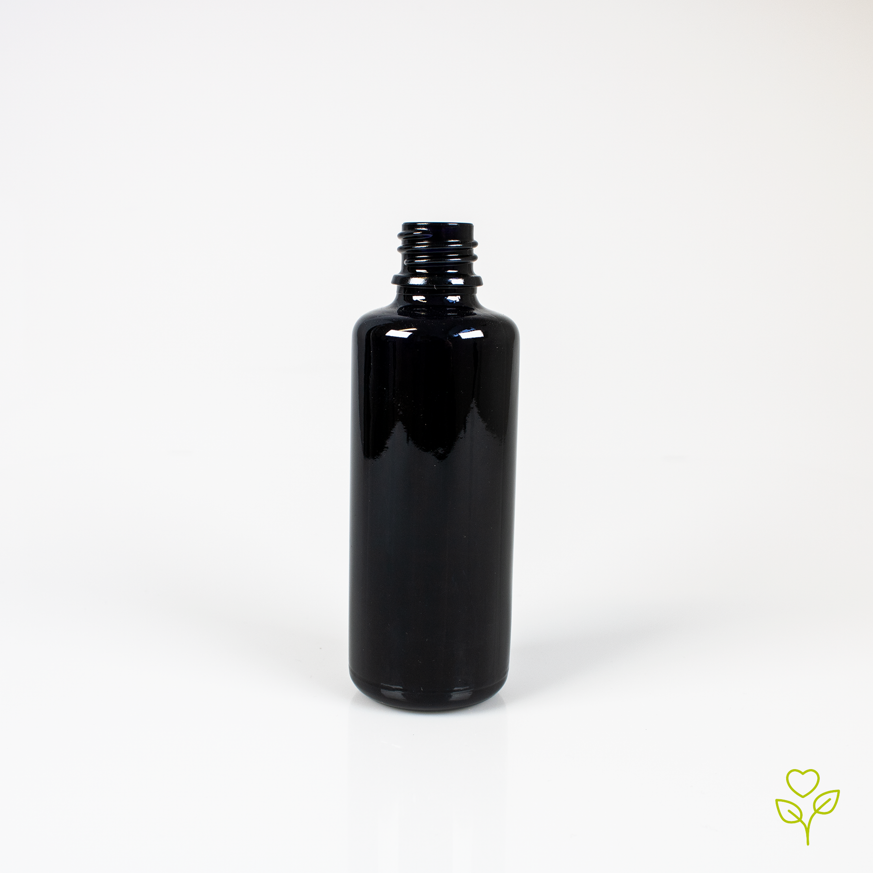 Leerflasche Violettglas 50 ml 