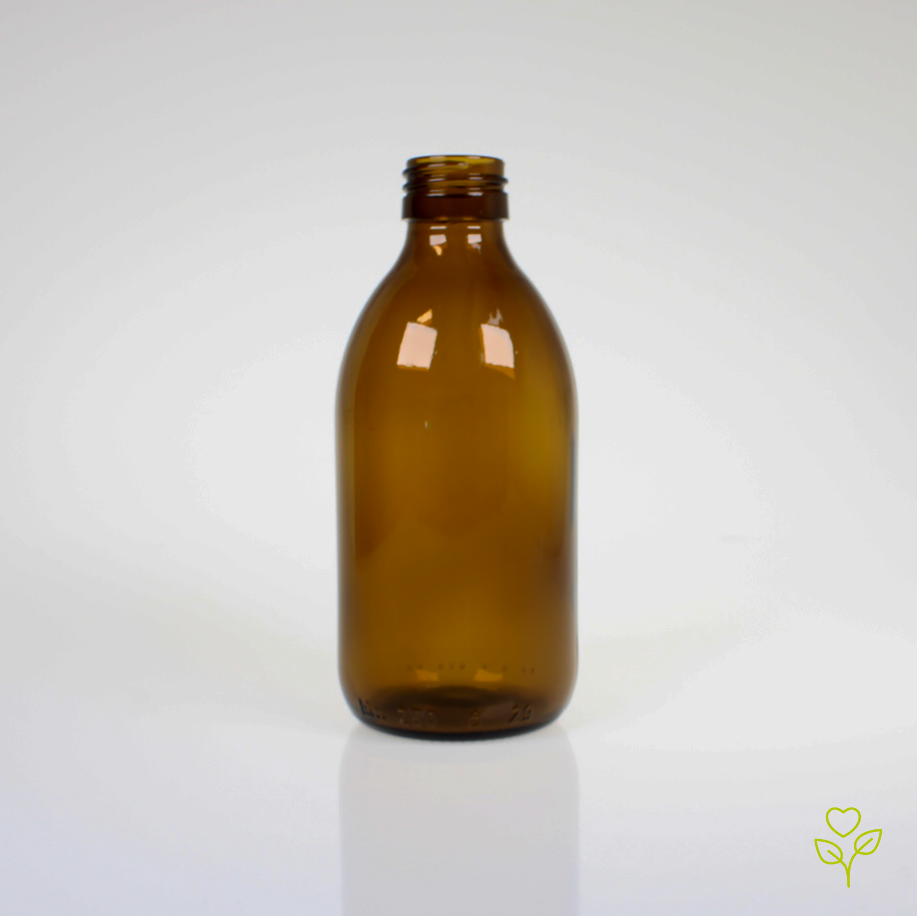 Leerflasche Braunglas 250 ml 