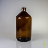 Lehrflasche Braunglas 1000ml für DMSO & CO